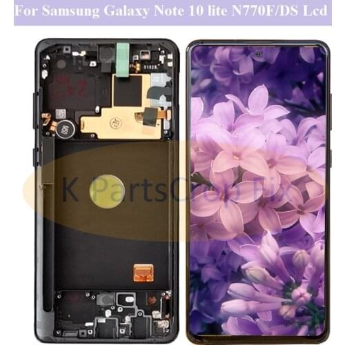 6.7'For Samsung Galaxy Note 10 lite Lcd N770F/DS N770F/DSM with Frame Display Touch Screen Digitizer For Samsung note10 lite LCD