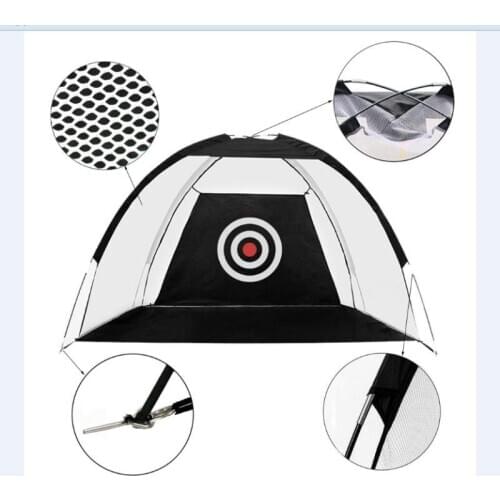 3M Foldable Golf Driving Cage Practice Hitting Net Home Garden Trainer