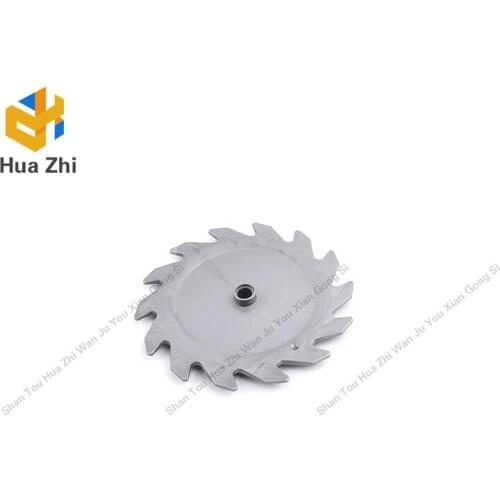 4PCS 61403 Circular Saw Blade 9 x 9 with Pin HoleBuilding Blocks Parts MOC DIY Education Build Toys Brick