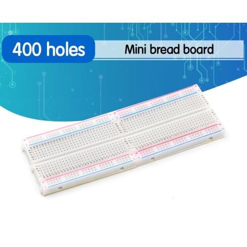 400 Tie Points Solderless PCB Breadboard Mini Universal Test Protoboard DIY Bread Board Bus Test Circuit Board For arduino
