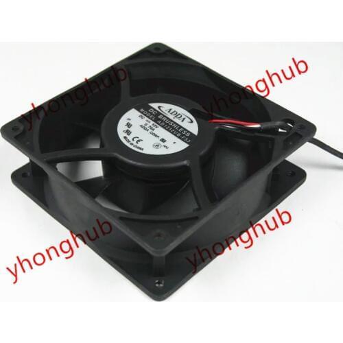 ADDA AD1212UB-F53 DC 12V 0.70A 120x120x38mm 3-Wire Server Cooling Fan
