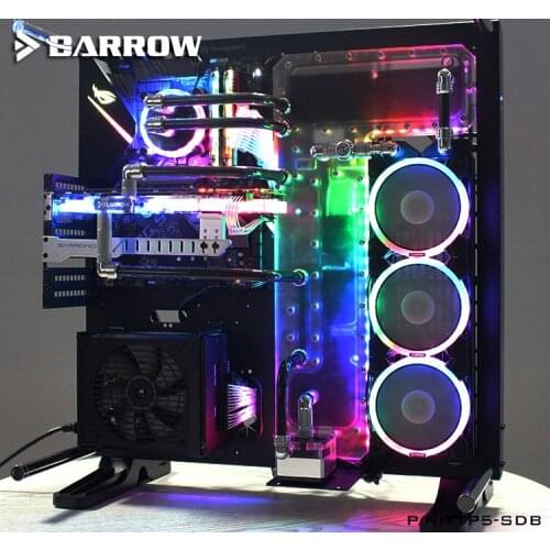 Barrow Acrylic Board Water Channel Solution kit use for TT Core P5 Computer Case / Kit for CPU and GPU Block / Instead Reservoir