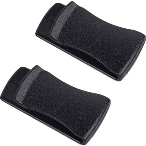 2PCS Car Sunglasses Holder Card Glasses Ticket Hook Auto Car Clip Black Dashboard Door Self Adhesive Clips Car Stuff Interior