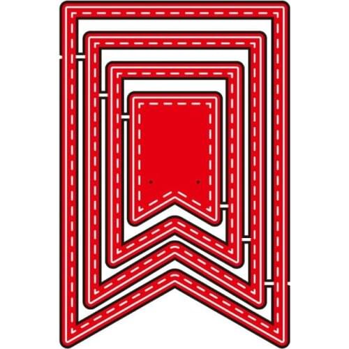 Banner Craft Die Metal Cutting Dies Cut for DIY Paper Card Making Scrapbooking
