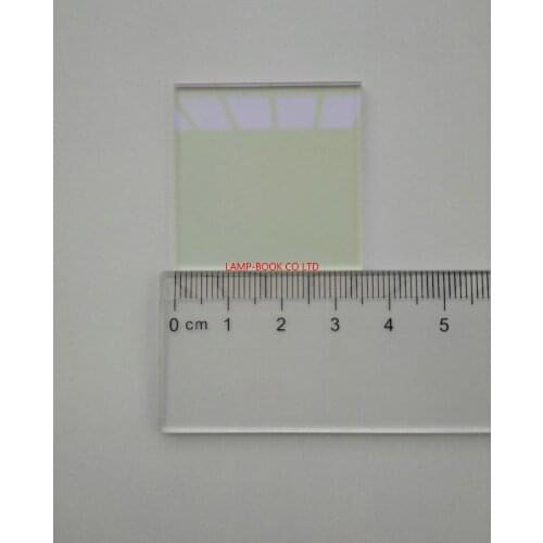 USED DLP projector lamp housing window, glass, UV/IR lens 35x35x2mm for VIVITEK H1186 / OPTOMA HD50 / NEC NP22LP PROJECTOR