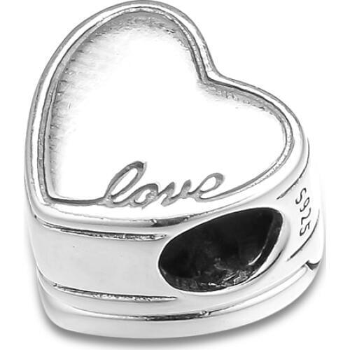 CKK Silver 925 Jewelry Fits Pandora Bracelets Our Promise Charm Original Beads Sterling Silver Making