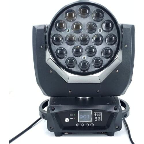 CZ PL ES 19x15W ZOOM RGBW Beam Wash Light DJ DMX LED Moving Head Washer Light For Stage Disco Club Party RDM Circle Control