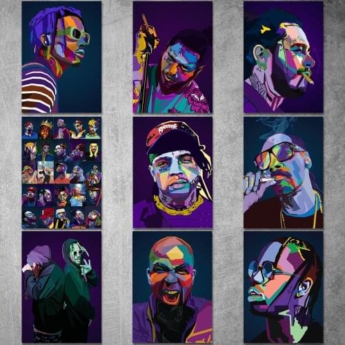 Canvas Painting Playboi Carti Rap Hiphop Posters and Prints Wall Art Poster Picture for Living Room Decor No Frame