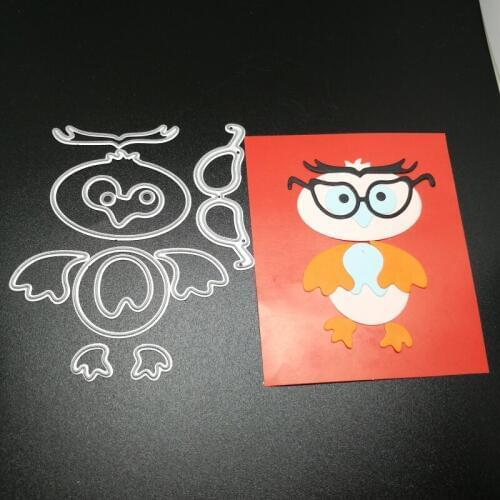 Metal owl Cutting Dies Stencils for DIY Scrapbooking/photo album Decorative Embossing DIY Paper Cards