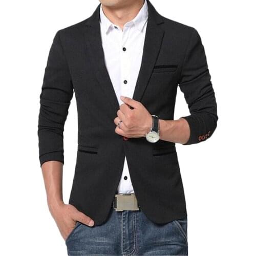 Jacket men casual slim fit blazer suit coat mens fashion korean Terno Masculino suits abrigo hombre luxury spring auutmn jackets