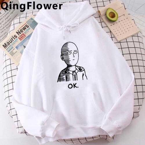 One Punch Man Saitama hoodies men printed Oversized harajuku 2021 men clothing hoody graphic 2021