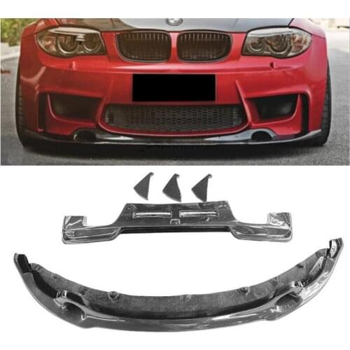 Front & Rear Carbon Fiber Lip Spoiler For BMW E82 Coupe 1M 135M 2007-2017 Bumper Diffuser Car Accessories
