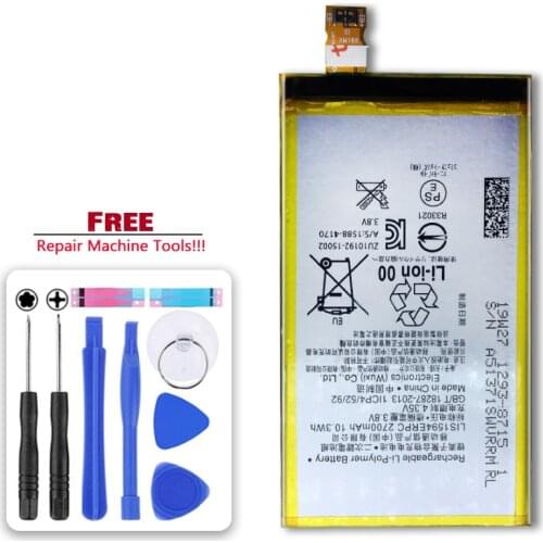 Replacement Battery For SONY Xperia Z5C Z5 mini E5823 z5 compact LIS1594ERPC Genuine Phone Battery 2700mAh