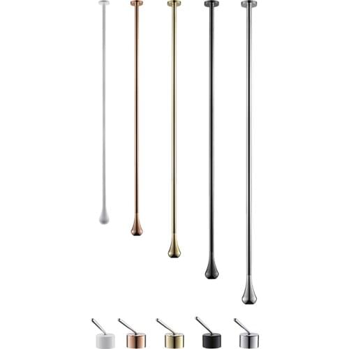 Bathroom Ceiling Mounted Tap Basin Faucet Single Handle Brass Polished Drop Water Style Mixer Hot and Cold Ceiling Water Tap