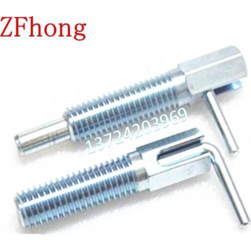 Steel with zinc M10 M12 M16 L Type Index plunger self lock pin