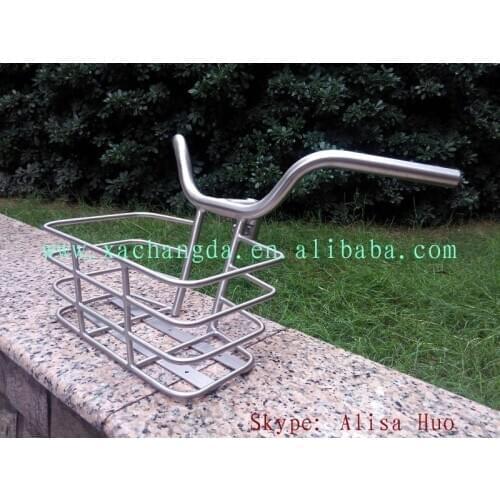 Titanium handle bar combine with stem and rack