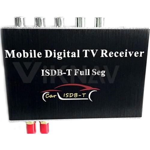 For Brazils HD car TV digital TV box car TV tuner DVB-T TV receiver ISDB-T set-top box full seg dual antenna