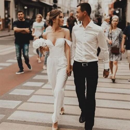 YFANLYNXCI Beach Wedding Dresses