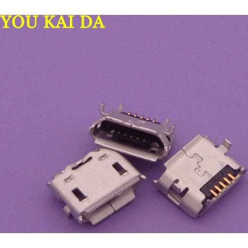 10pcs/lot NEW Micro USB jack Connector Socket For Asus Transformer FE170CG K012 FONEPAD7 FE170 / For HTC HD2 T8585 G10