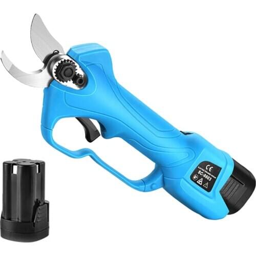 16.8V 28mm Cordless Electric Pruner Electric Pruning Shear Efficient Fruit Tree Bonsai Pruning Branches Cutter Landscaping Tool