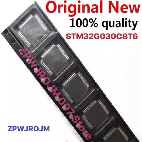 5pcs/lot STM32G030C8T6 STM32G030 C8T6 LPQF-48