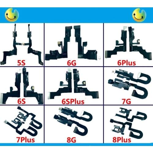 7 7plus 8 8p 6 6S 6P 6SP Front Rear Camera Flex Cable Ambient LIght Sensor Flashlight Original New Smartphone Accessory