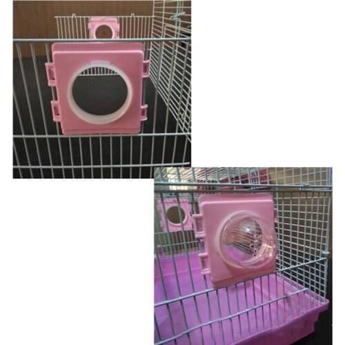 Small Hamster Cage Fittings External Pipe Mouth Baffle Hamsters Toy Cages Tunnel Port Outside Plate