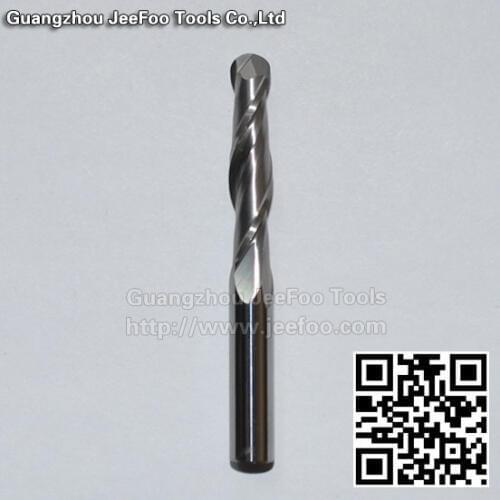 6*28mm 2flute Ballnose Bit /CNC Carbide Endmill /CNC router bits/Ball Nose End Mills