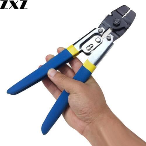 26cm Wire Rope Crimping Tool Carbon Steel Hand Clamp Fishing Lines Hook Remover Cable Crimper Pliers Kit for Hand Tools Tackles