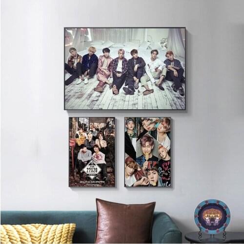 Canvas Painting Kpop Boys Picture Wall Art Posters and Prints Wall Decoration Picture Caudro for Living Room Decor Mural
