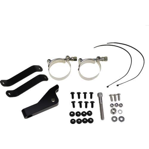 Fork Bracket Gauntlet Headlight Fairing Trigger Lock Mount Kit For 2006-2014 Harley Dyna Super Glide Street Bob Low Rider FXDL