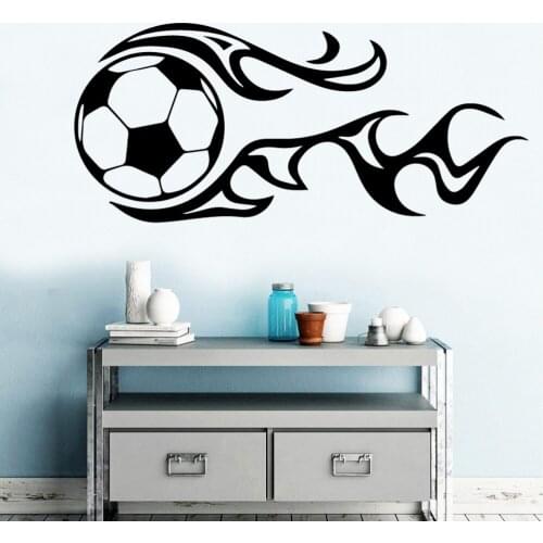 Cartoon Football Wall Sticker Wall Decal Sticker Home Decor For Kids Living Room Decoration House Wallpaper
