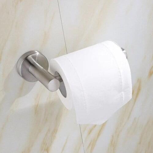 Toilet Wall Mount Toilet Paper Holder Stainless Steel Bathroom Kitchen Roll Paper Accessory Tissue Towel Accessories Holders