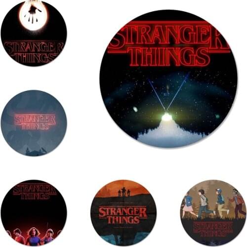 New ArrivalStranger Things Badge Brooch Pin Accessories For Clothes Backpack Decoration gift