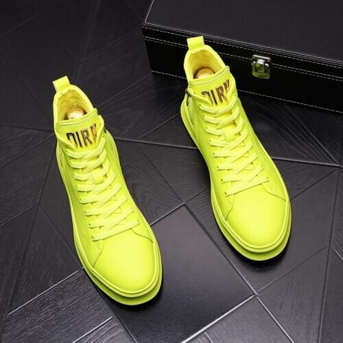 Stephoes New Men Fashion Casual Ankle Boots Male Spring Autumn Thick Bottom Youth Trending Luxury Designer High Top Sneakers