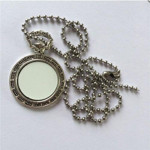 Necklaces pendants for women round necklaces pendant for sublimation two colours Dye Sublimation lovers gifts A3751