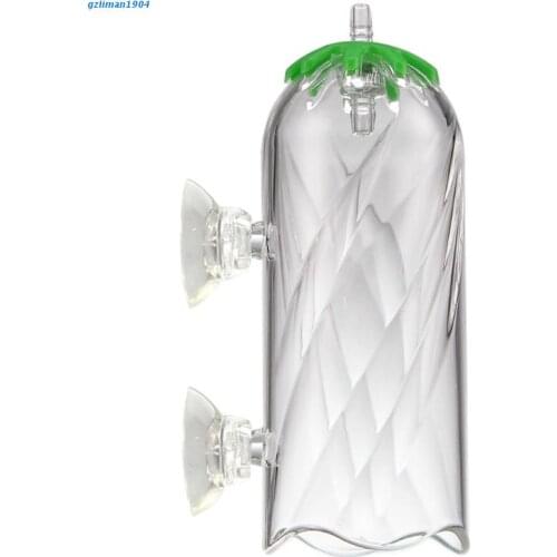 P15D Aquarium Air Oxygen Bubbler Acrylic Cup Set Help Keep Lamps and Tank Clean