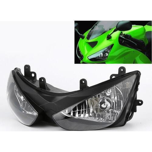 Motorcycle Front Headlight Headlamp Assembly For Kawasaki NINJA ZX6R ZX-6R ZX636 2005 2006