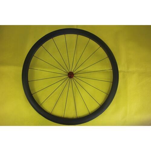 SALE super light 590g carbon fiber road bike front wheel 700c 38mm clincher 38C 23mm width 20 holes UD matte X-TRA 1420 spokes