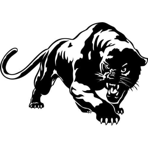 Lifelike Car Styling Tiger Fiery Wild Panther Body Decal Car Sticker Motorcycle Decals Cover Scratches Waterproof 20cm X 13cm