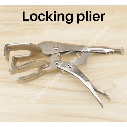 10 Inch U Type Welding Pliers For Woodworking Fixed Clip Wood Splicing Flat Plier Carpenter Clamps Multi-function Locking Plier