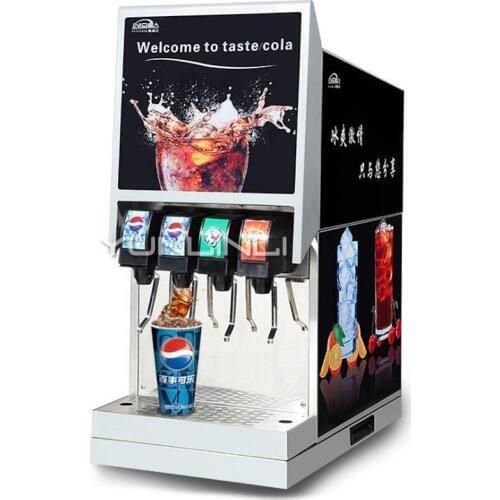 Cola Beverage Dispenser Vending Machines Carbonated Beverage Machine Commercial 4 Valve Adjustment Machine IKLJ-4B4