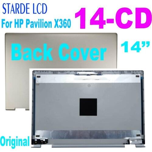 Original Rear Display Back Cover Lcd LID Cover Assembly For HP Pavilion X360 14-CD 14-cd005ns TNP-W131 L22250-001 Sliver AIR