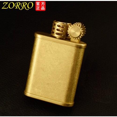 Zorro High Quality New Retro Kerosene Wheel Lighter Creative Personality Lighter Mens Gadgets Accessories