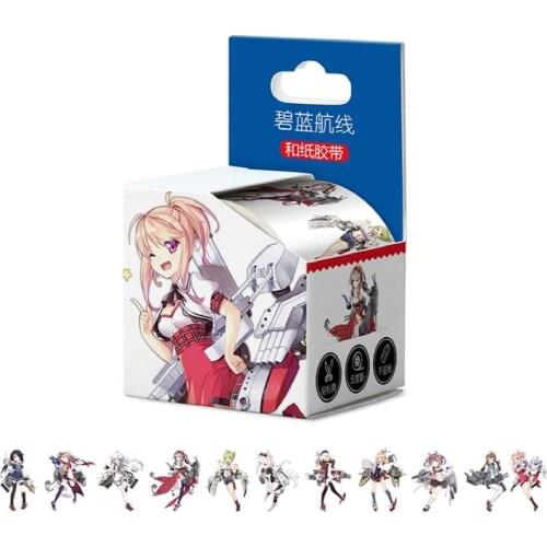 10 boes/lot Game Azur Lane Tape TOY Atago Akagi Kaga Soryu Washi Tape Paper Hand account sticker toy gift