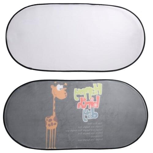 10pcs/lot Sublimation Blanks Car Protector Cover Awning Customized Foldable Sun Visor Car Front Rear Window Sunshade