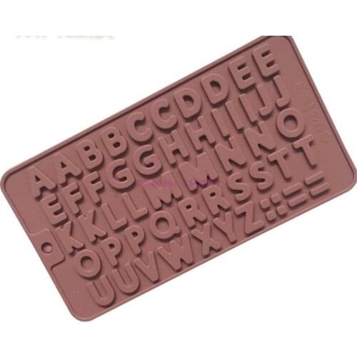 100pcs Baking Cream Cake 26 Alphabet Decorating Tools Chocolate Mold Bakery Accessories Pastry Cake Design Silicon Mold