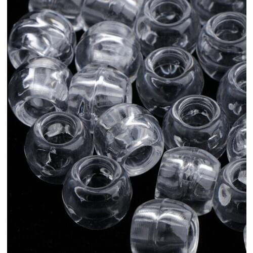 100PCS Dread Beads Hair Accessories Fashion Jewelry Hair Beads Hair Braid Pins Rings DIY Hair Extension Beads