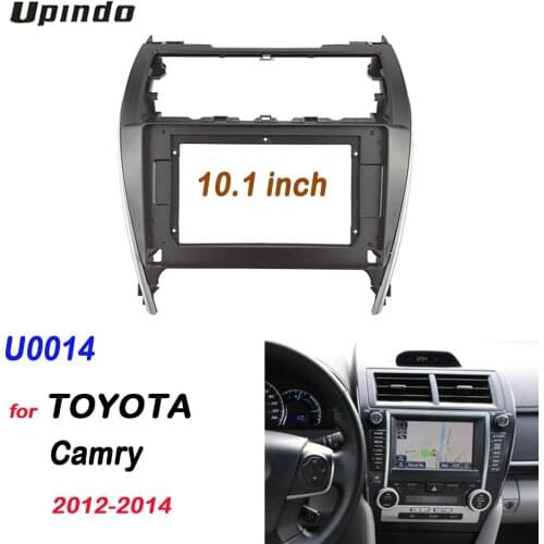 2 Din 10.1 Inch Car Radio Installation DVD GPS mp5 Plastic Fascia Panel Frame for TOYOTA Camry USA VER 2012~2014 Dash Mount Kit