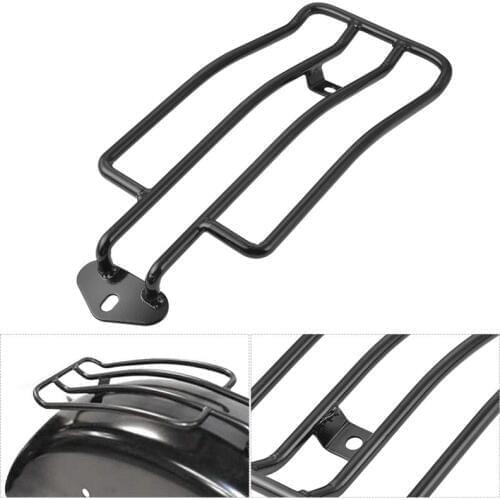 Motorcycle Luggage Rack Backrest Support Shelf Fits Rear Solo Seat 280Mm (11 inch) for Harley XL Sportsters 883 XL1200 1985-2003